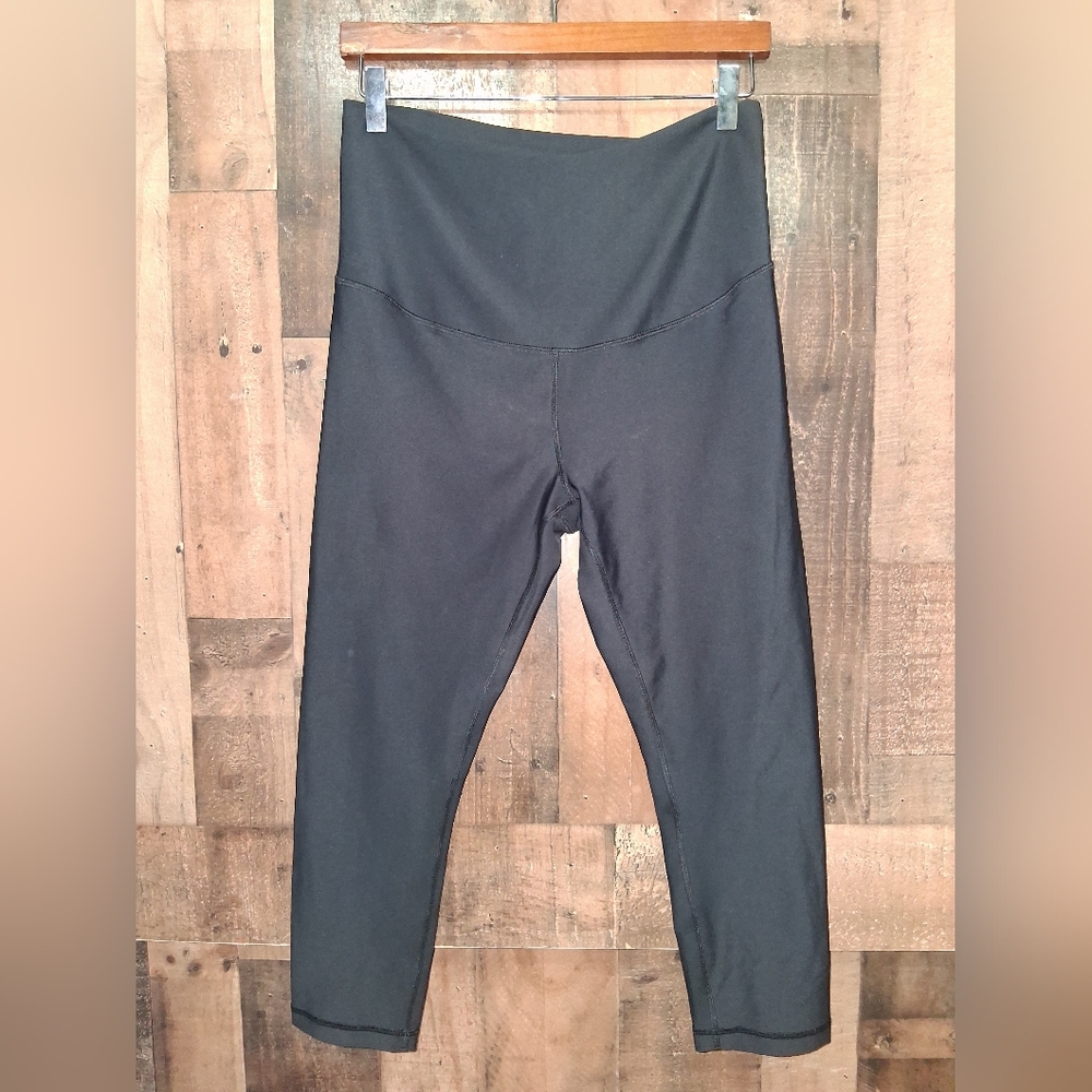 Old Navy Maternity Extra High Rise Black Leggings Size Small